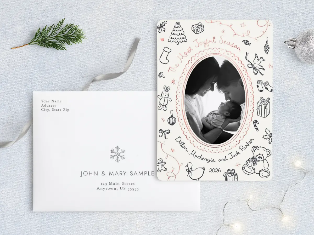 Front with Envelope Design