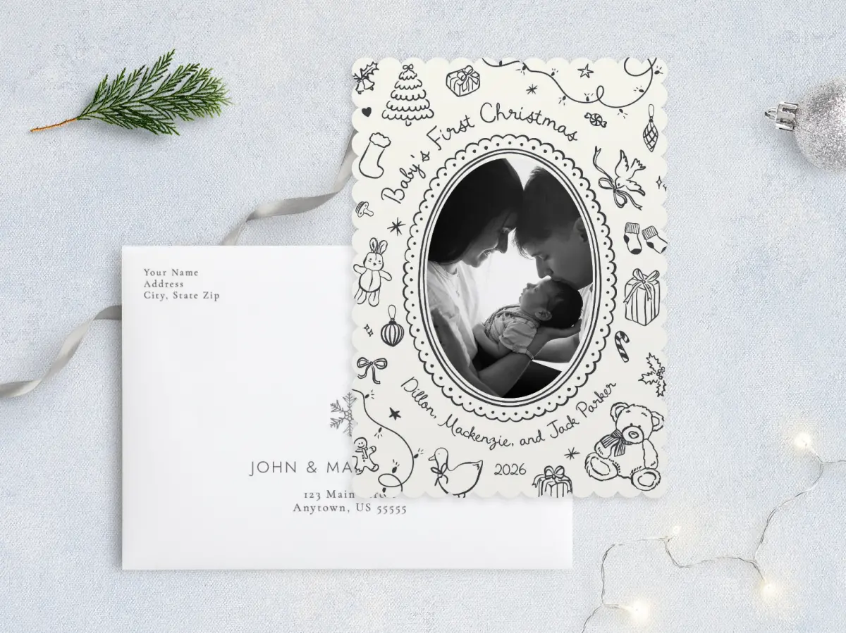 Front with Envelope Design
