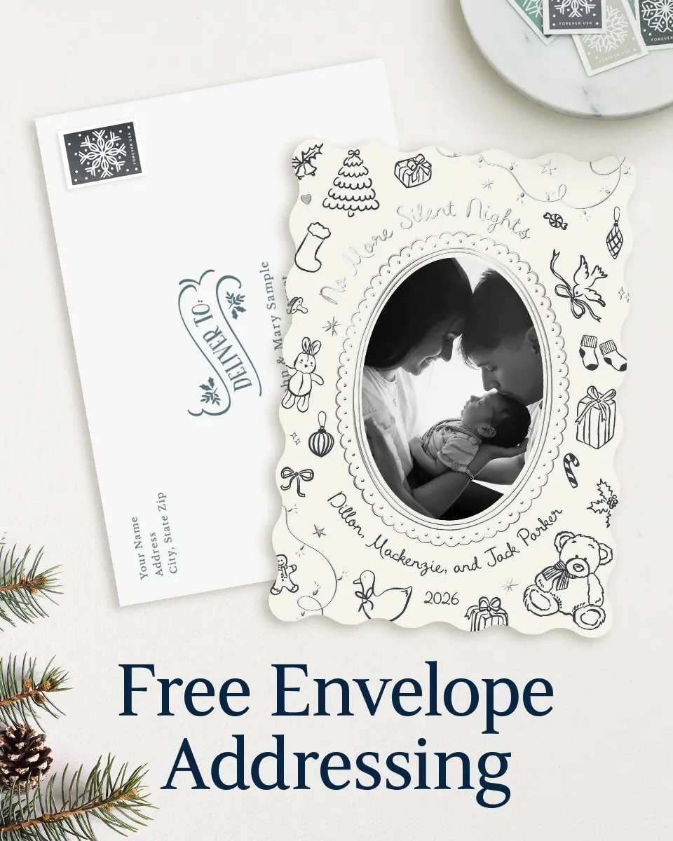 Wavy Christmas Cards