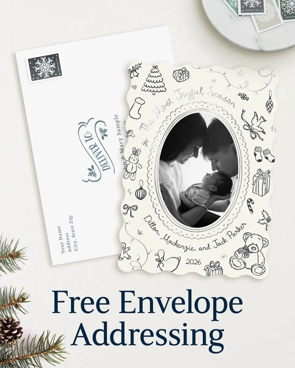 Wavy Christmas Cards