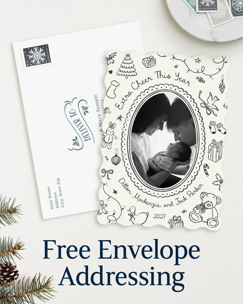 Wavy Christmas Cards