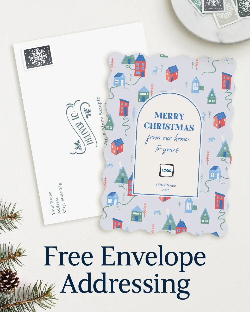 Wavy Christmas Cards