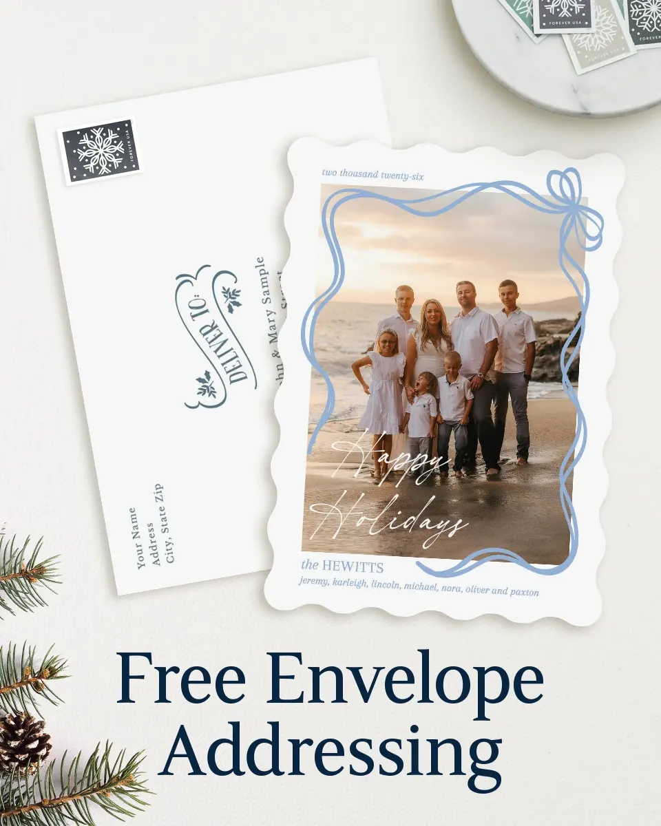 Wavy Christmas Cards