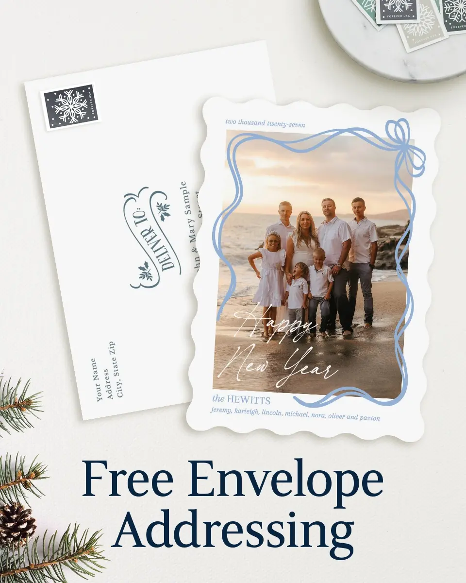 Wavy Christmas Cards