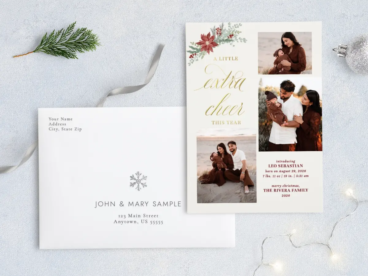 Front with Envelope Design