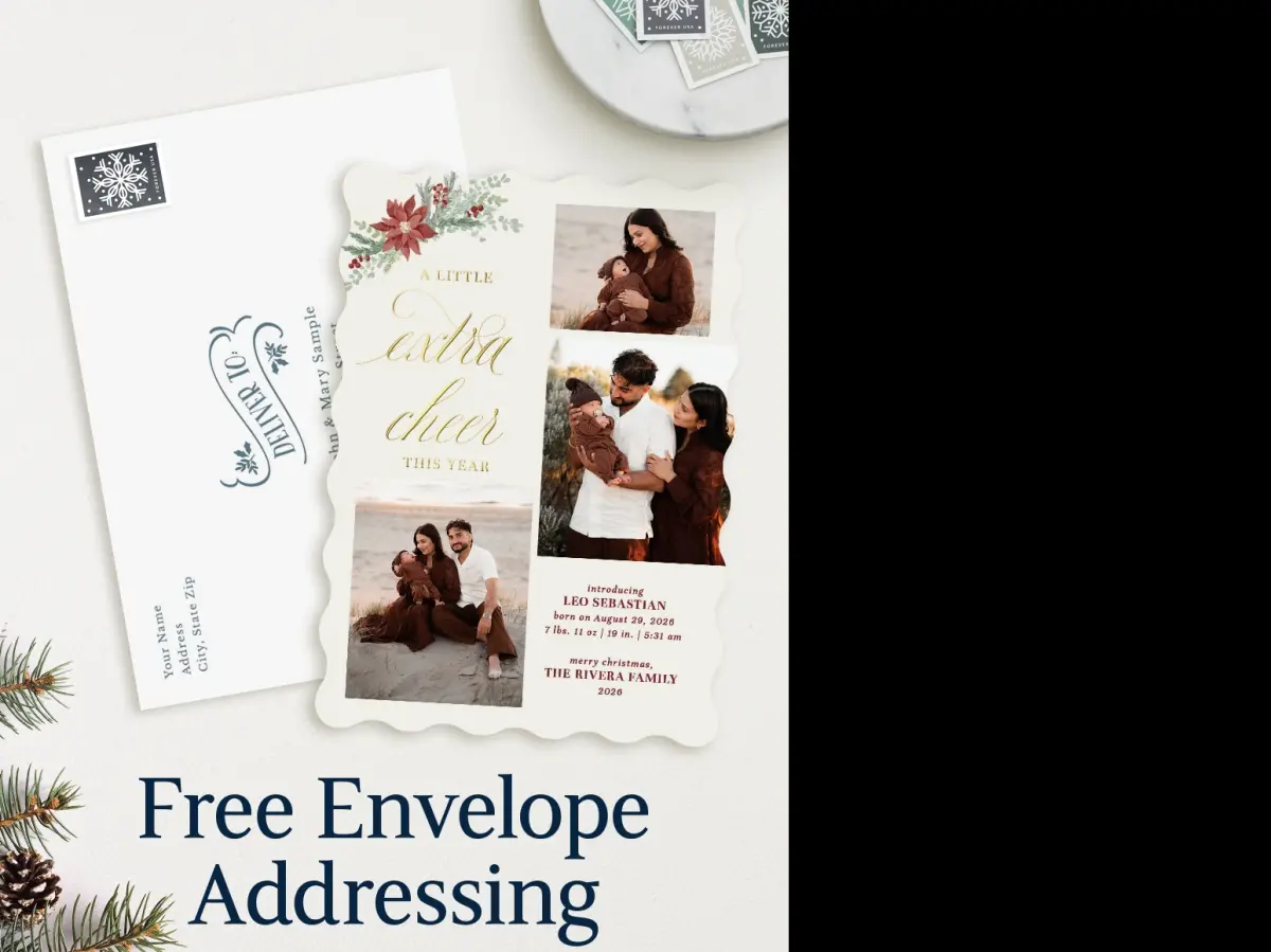 Wavy Christmas Cards