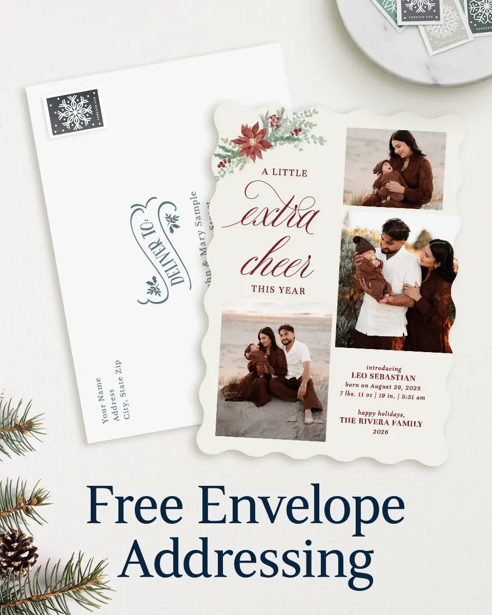 Wavy Christmas Cards