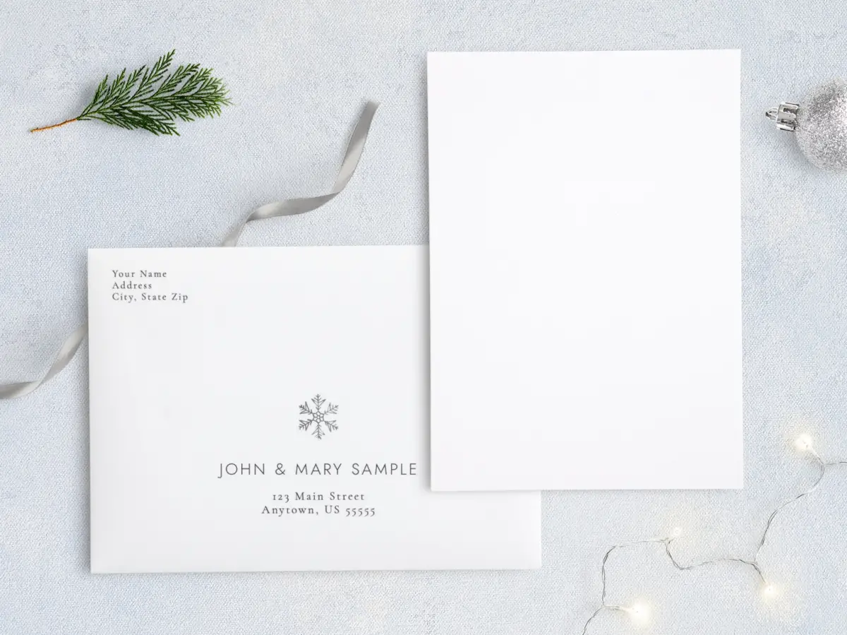 Front with Envelope Design