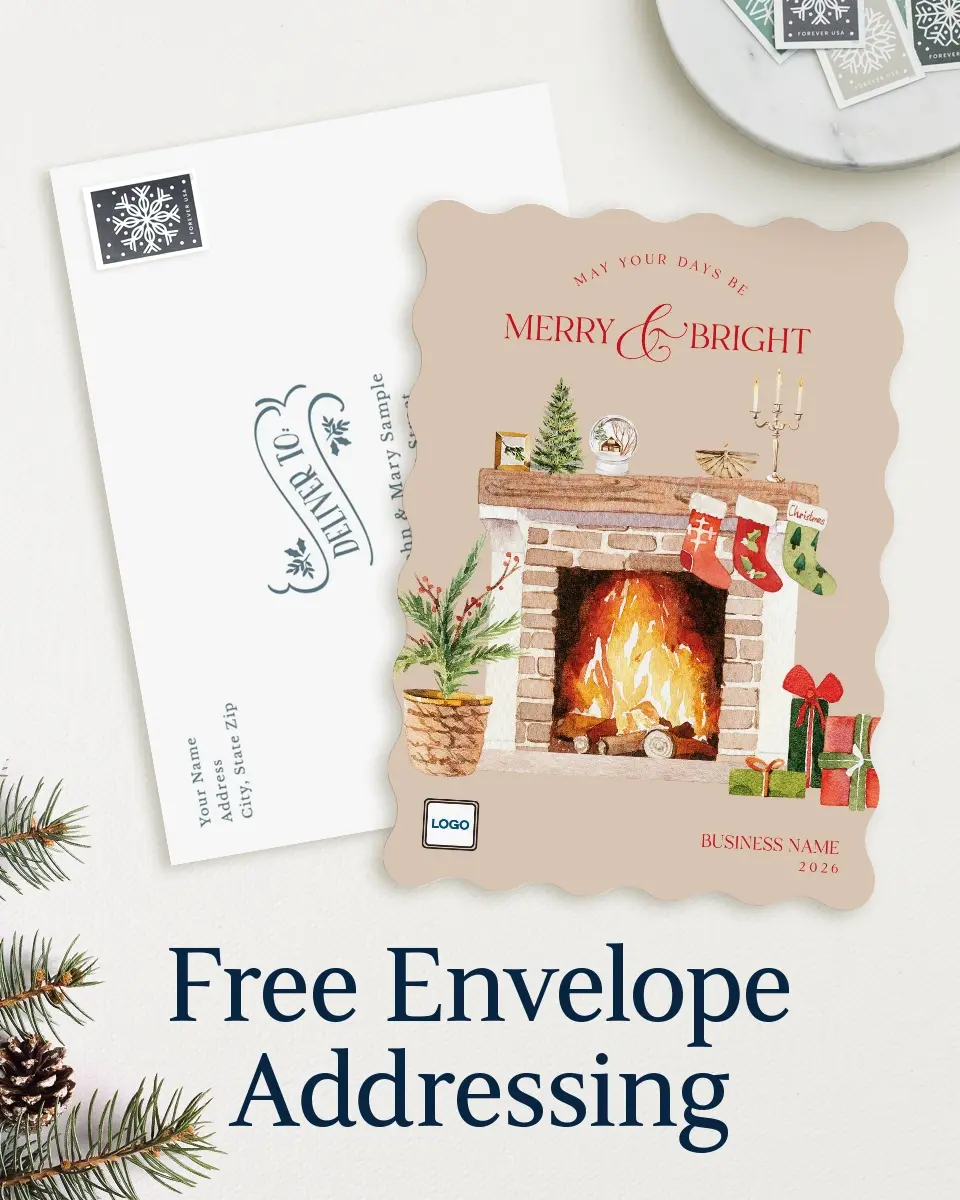 Wavy Christmas Cards