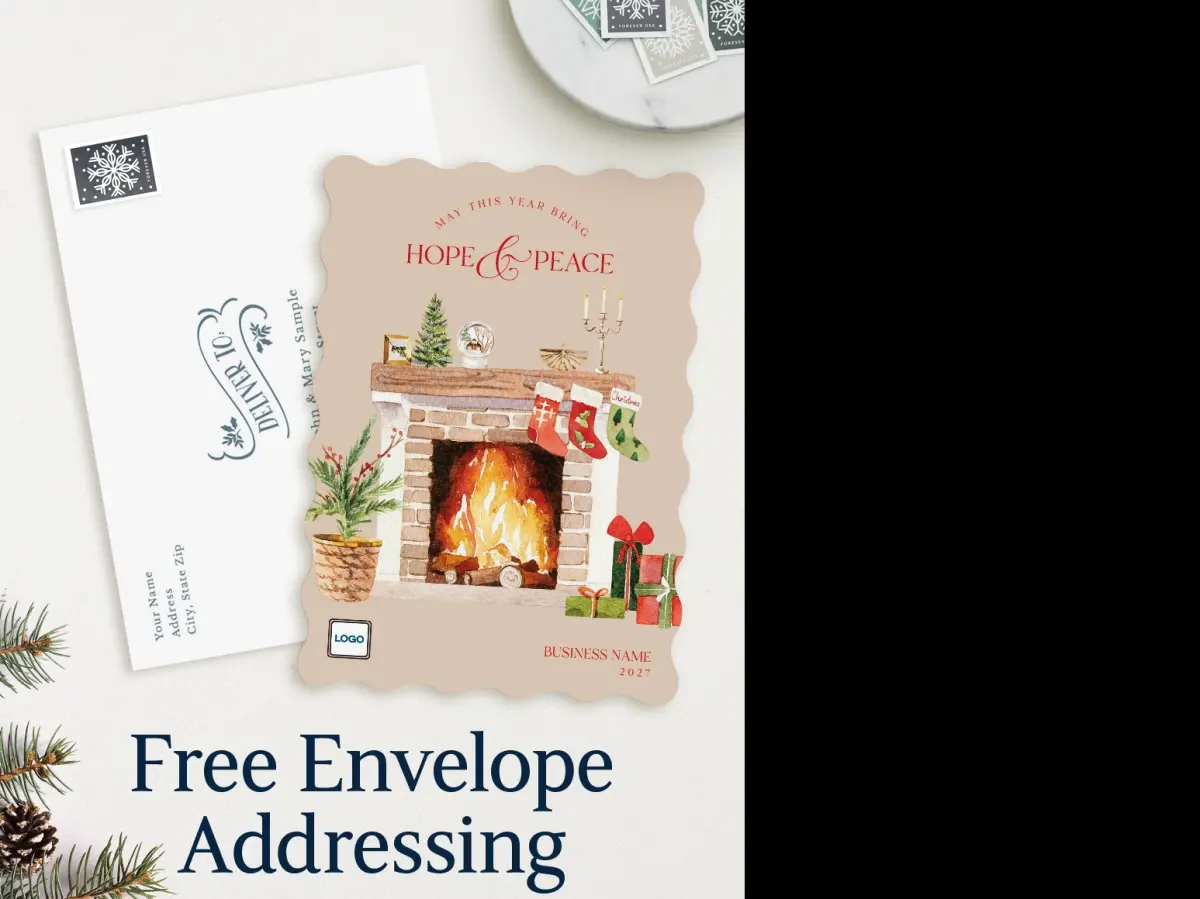 Wavy Christmas Cards