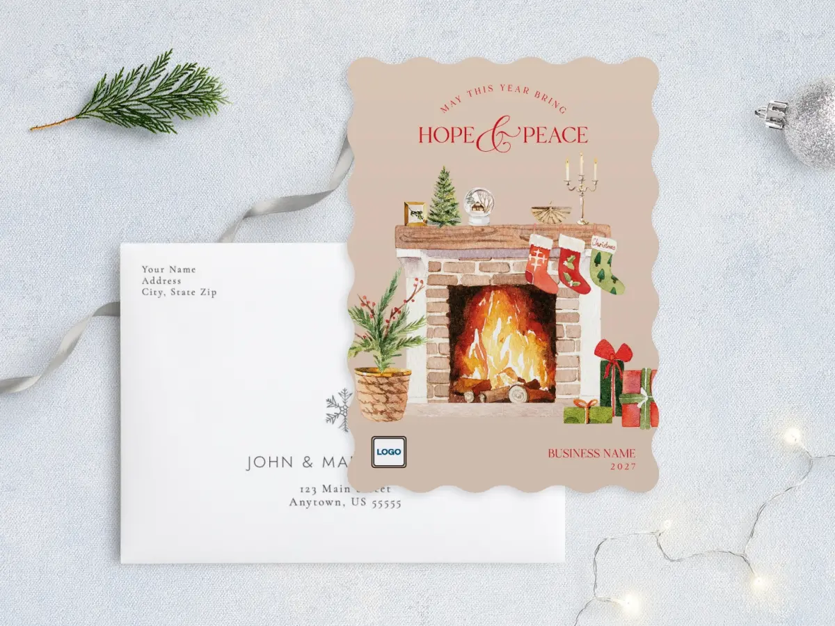 Front with Envelope Design