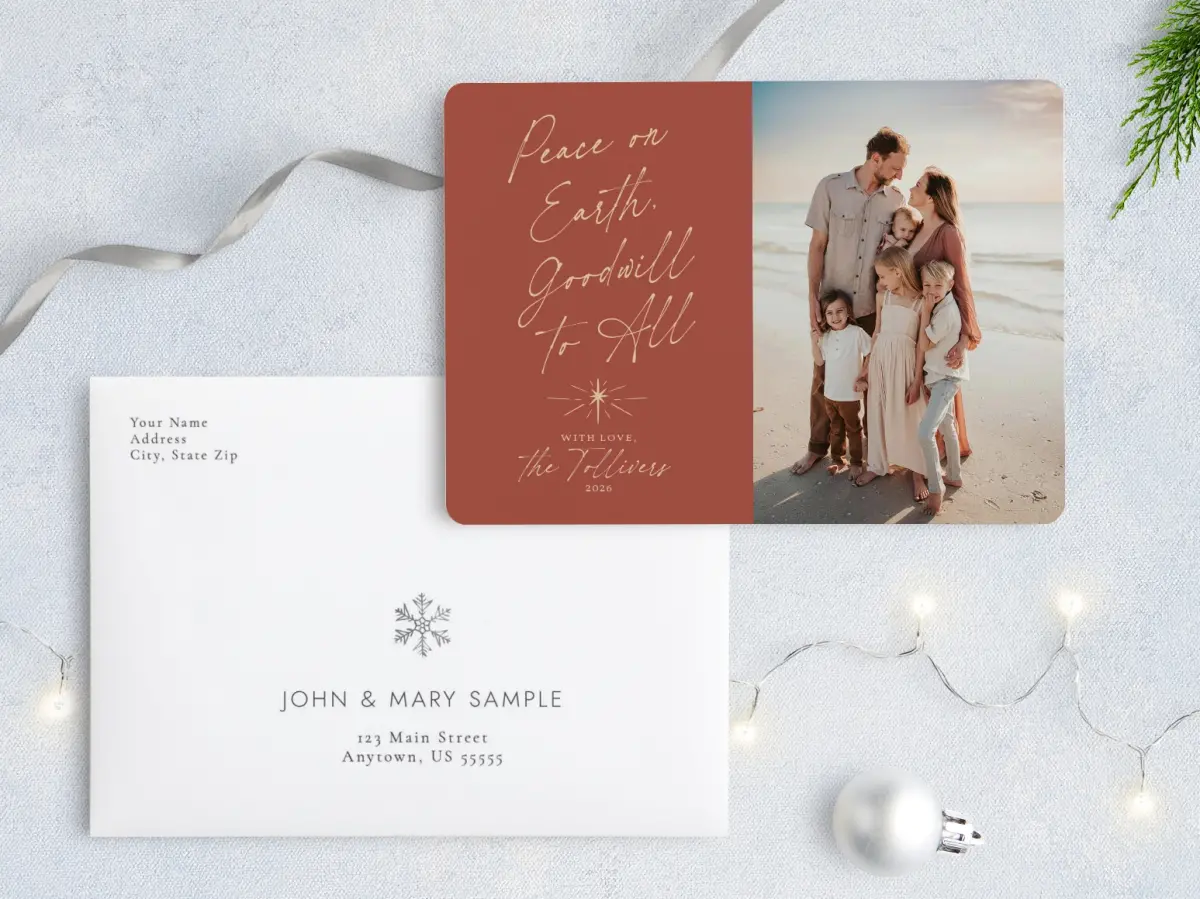 Front with Envelope Design