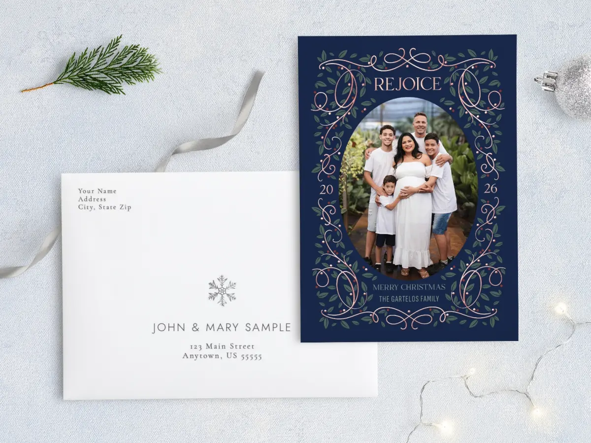 Front with Envelope Design