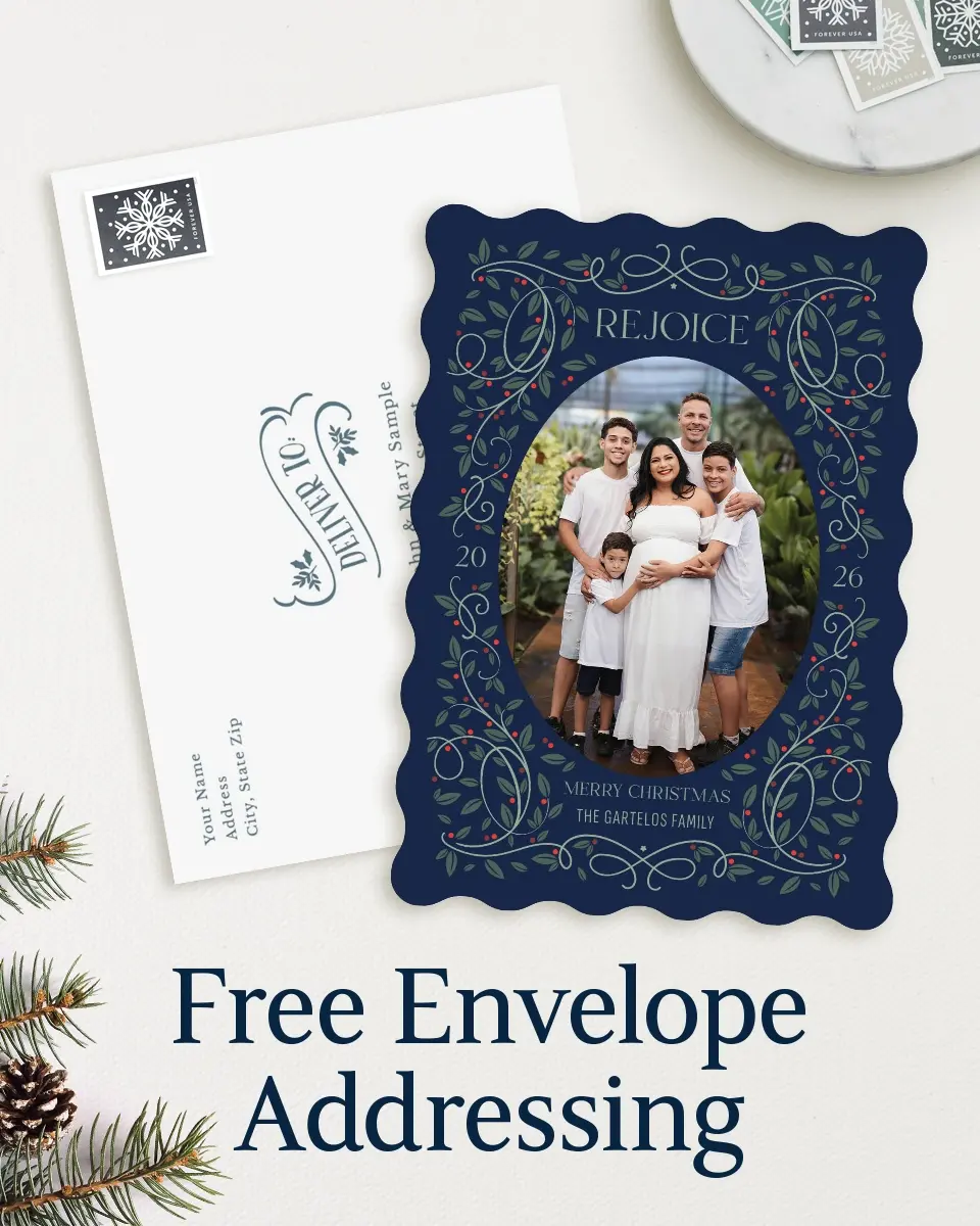 Wavy Christmas Cards