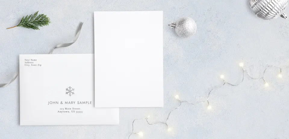 Front with Envelope Design