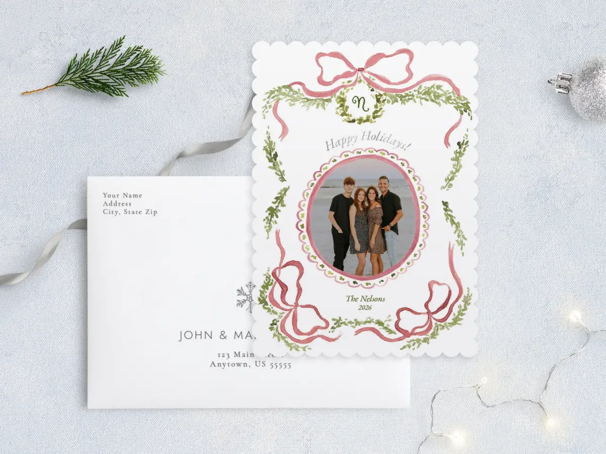 Front with Envelope Design
