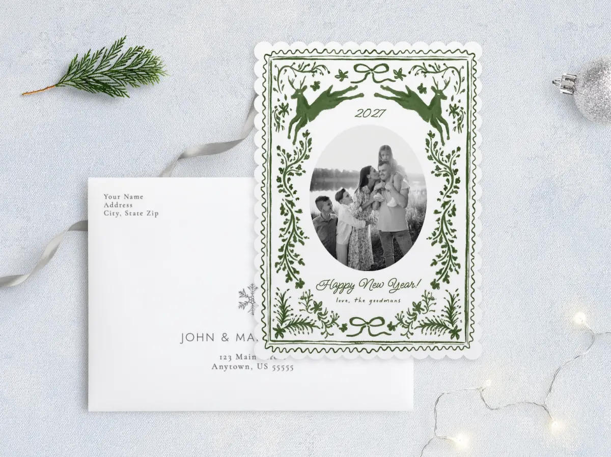 Front with Envelope Design