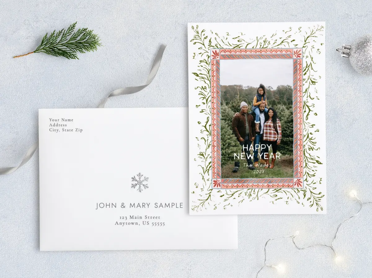 Front with Envelope Design