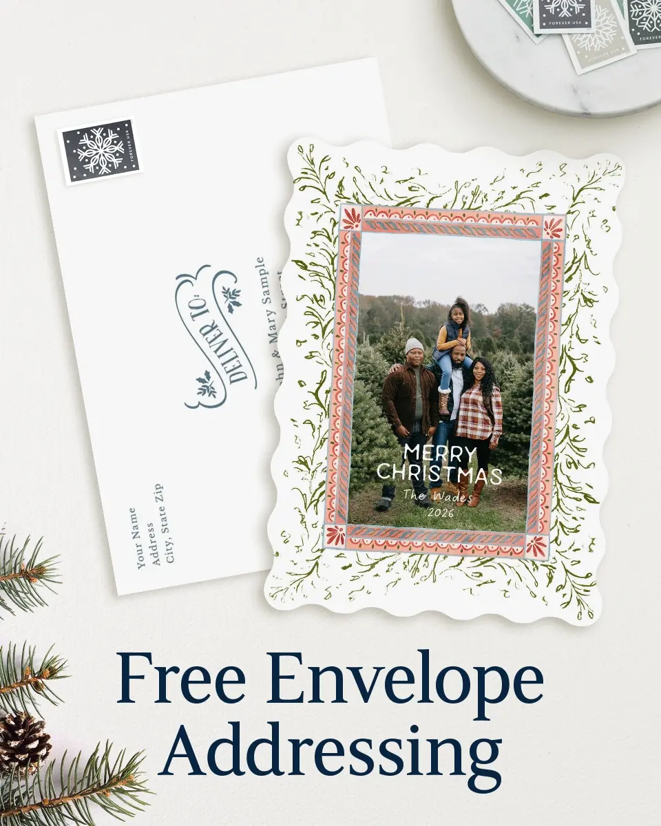 Wavy Christmas Cards