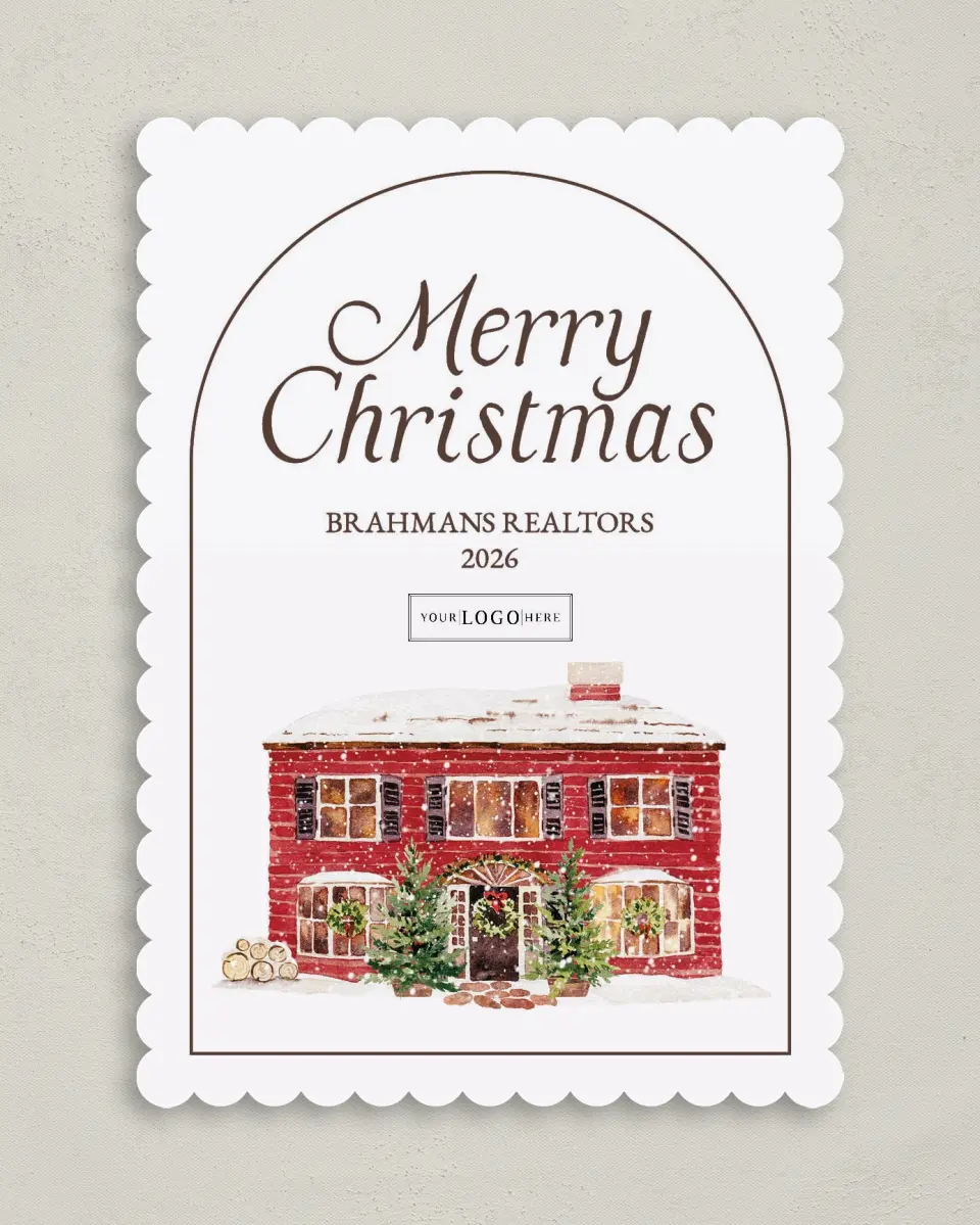 This is a 5" x 7" Christmas Card called Winter Wishes printed in full color on Premium Smooth paper on Premium Smooth paper on Premium Smooth paper