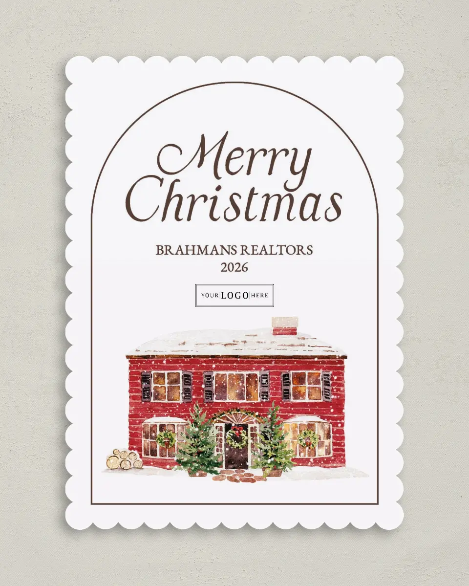This is a 5" x 7" Christmas Card called Winter Wishes printed in full color on Premium Smooth paper on Premium Smooth paper on Premium Smooth paper