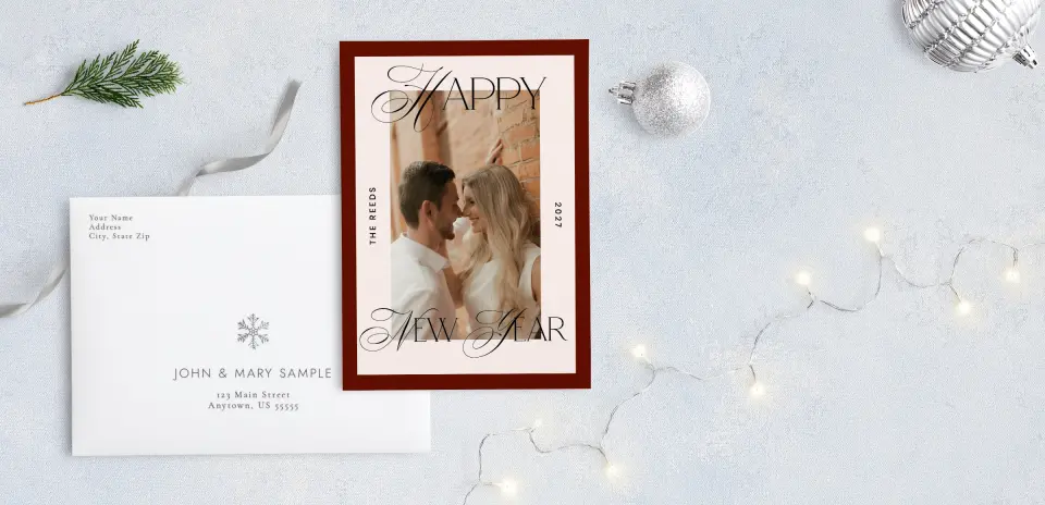 Front with Envelope Design