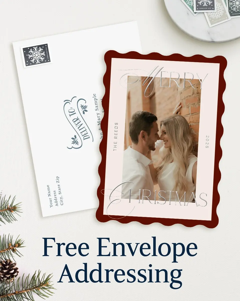 Wavy Christmas Cards