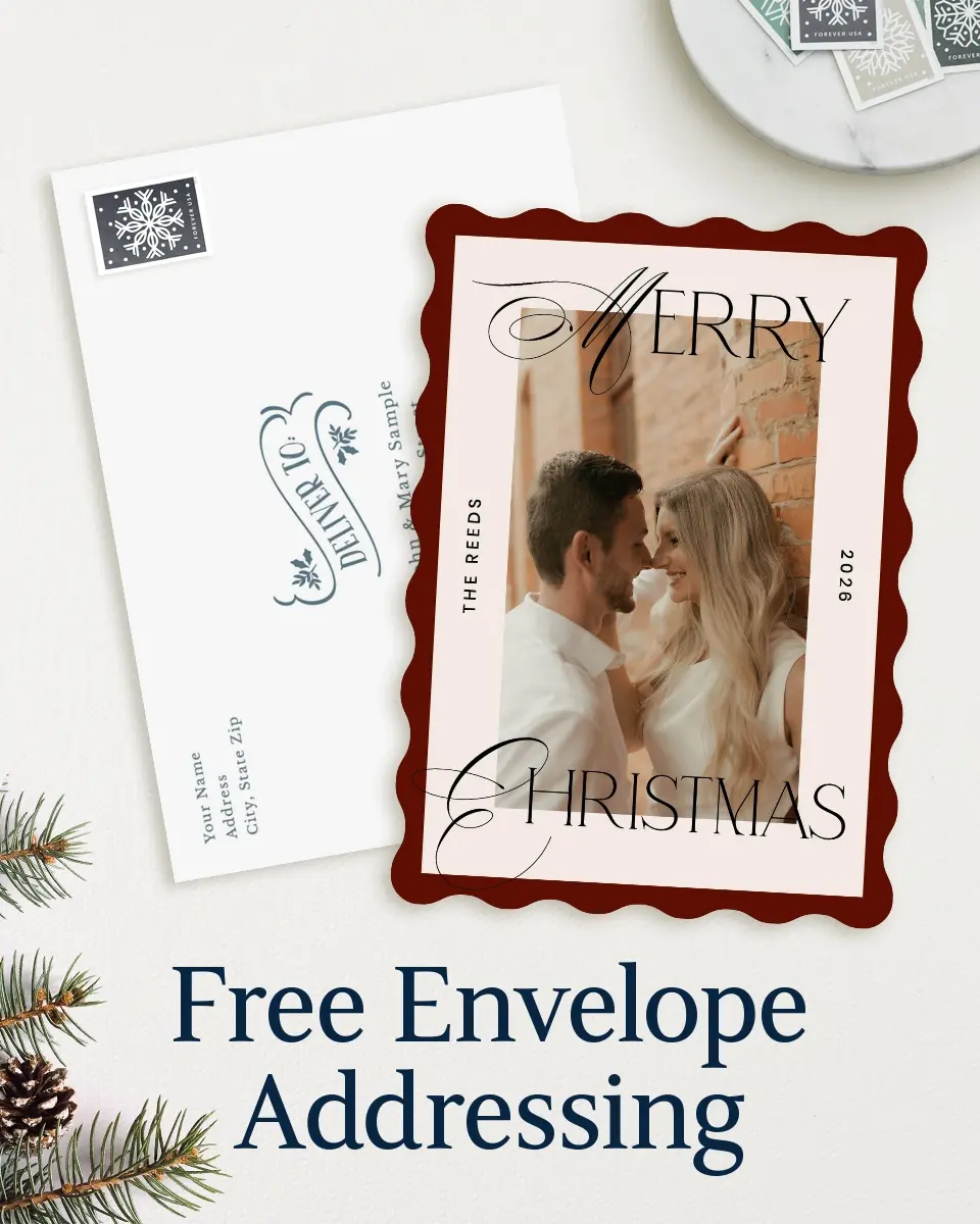 Wavy Christmas Cards