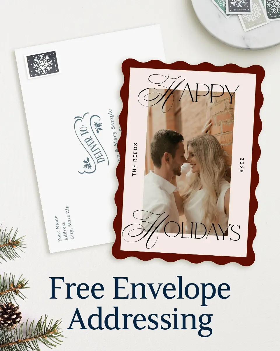 Wavy Christmas Cards