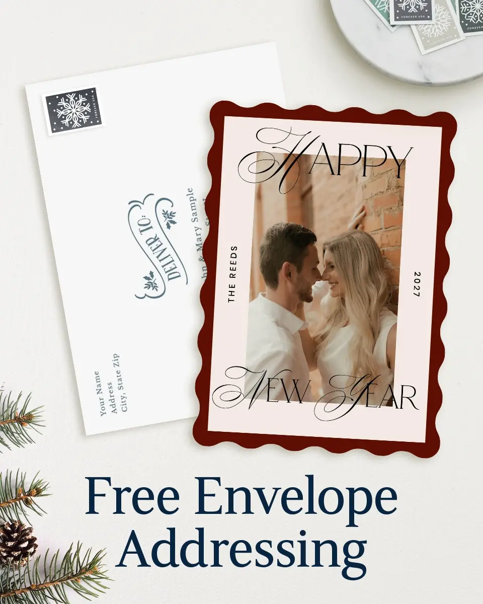 Wavy Christmas Cards
