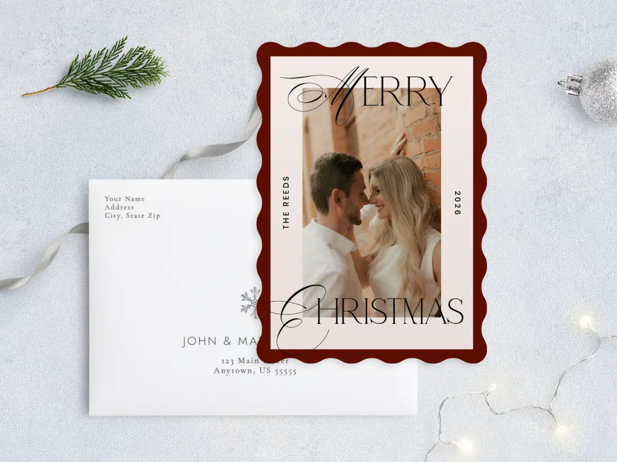 Front with Envelope Design
