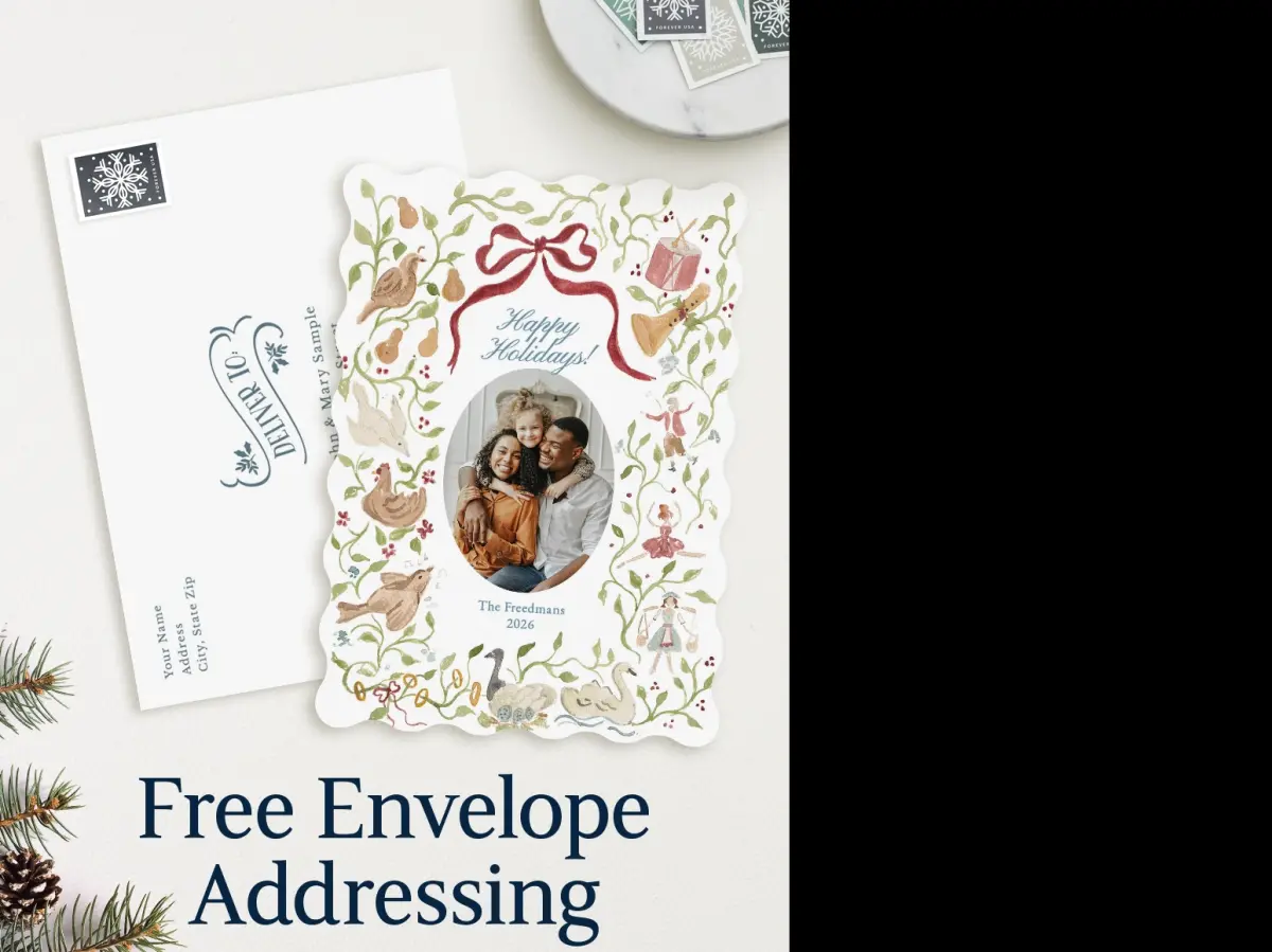 Wavy Christmas Cards