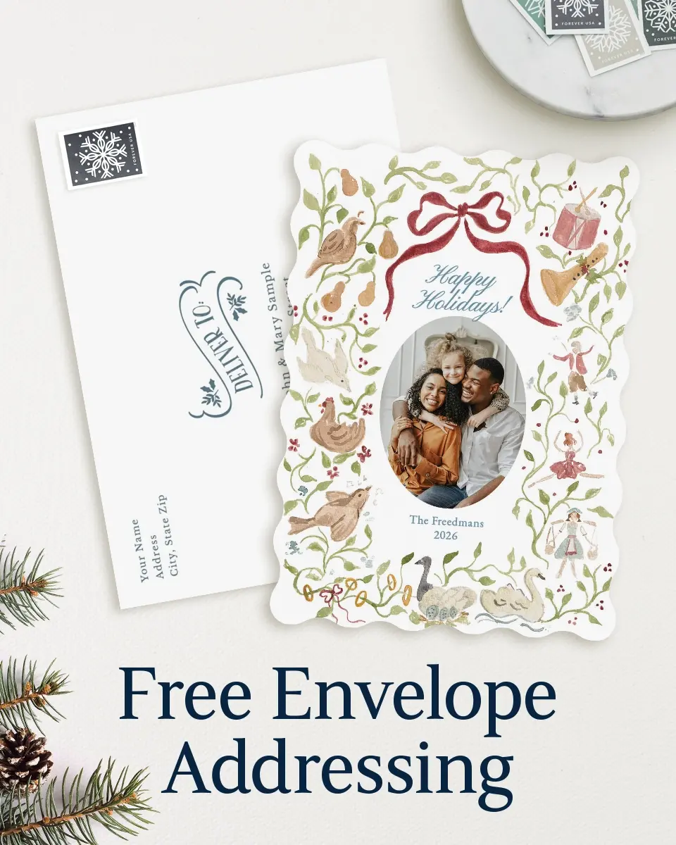 Wavy Christmas Cards