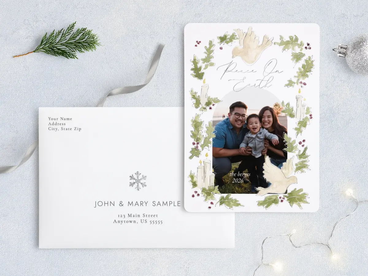 Front with Envelope Design