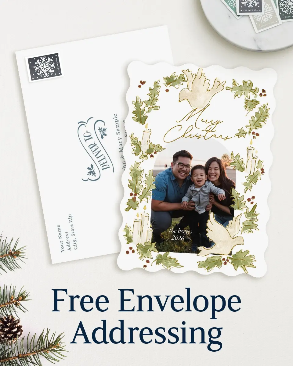 Wavy Christmas Cards
