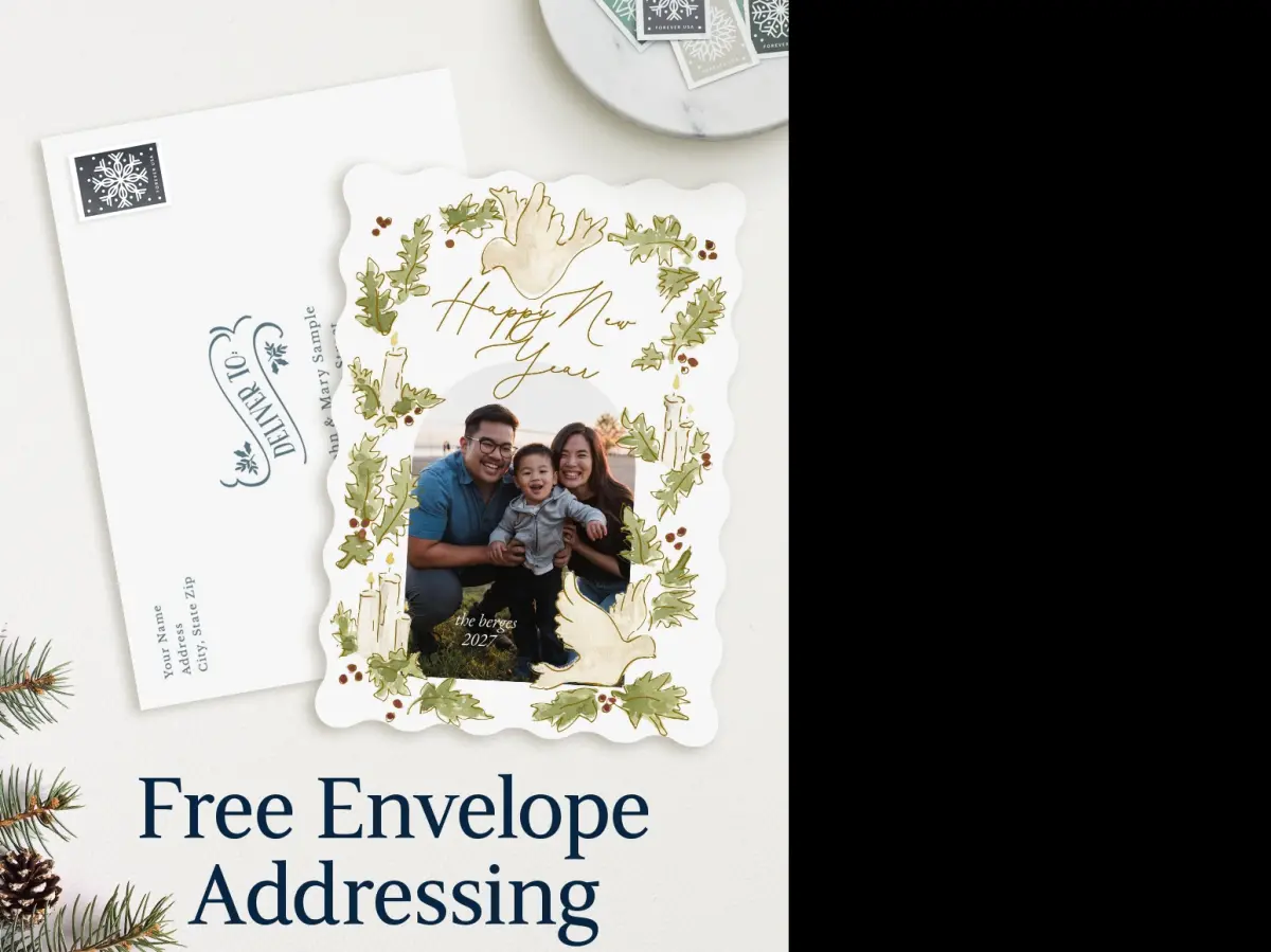 Wavy Christmas Cards