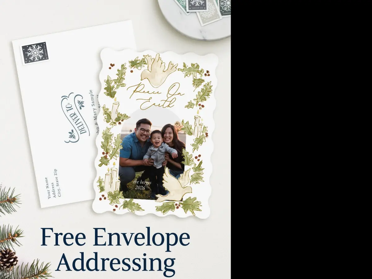 Wavy Christmas Cards