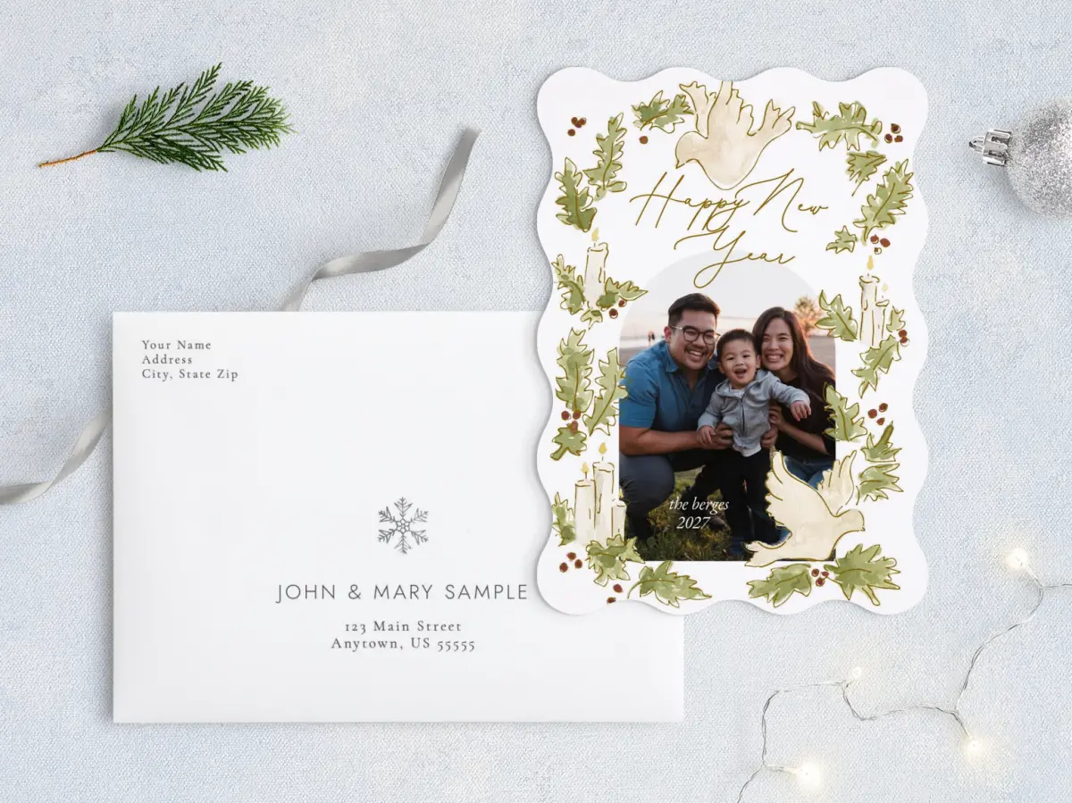 Front with Envelope Design