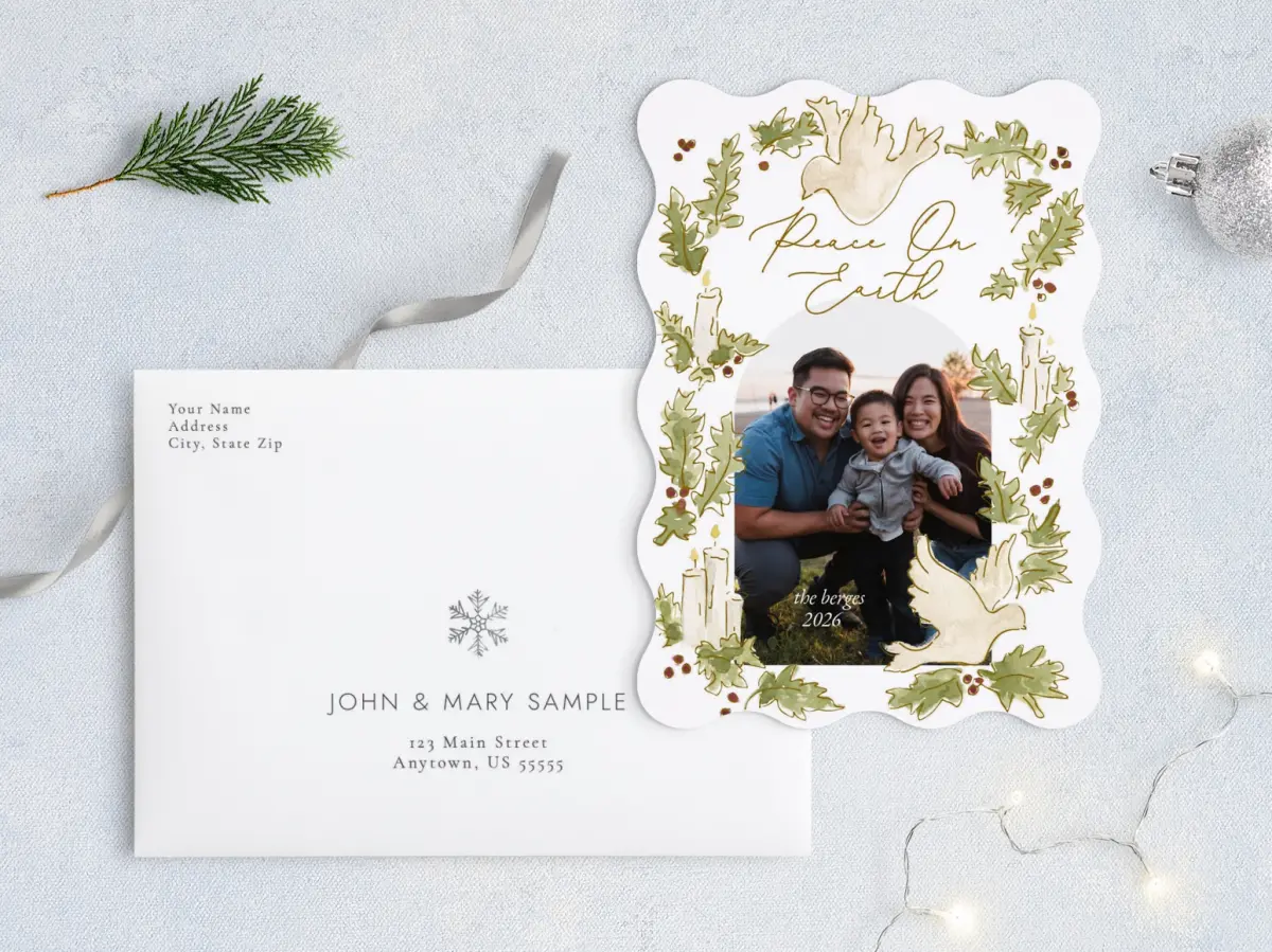Front with Envelope Design