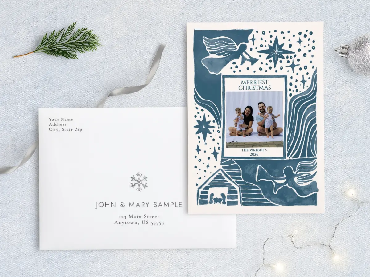 Front with Envelope Design