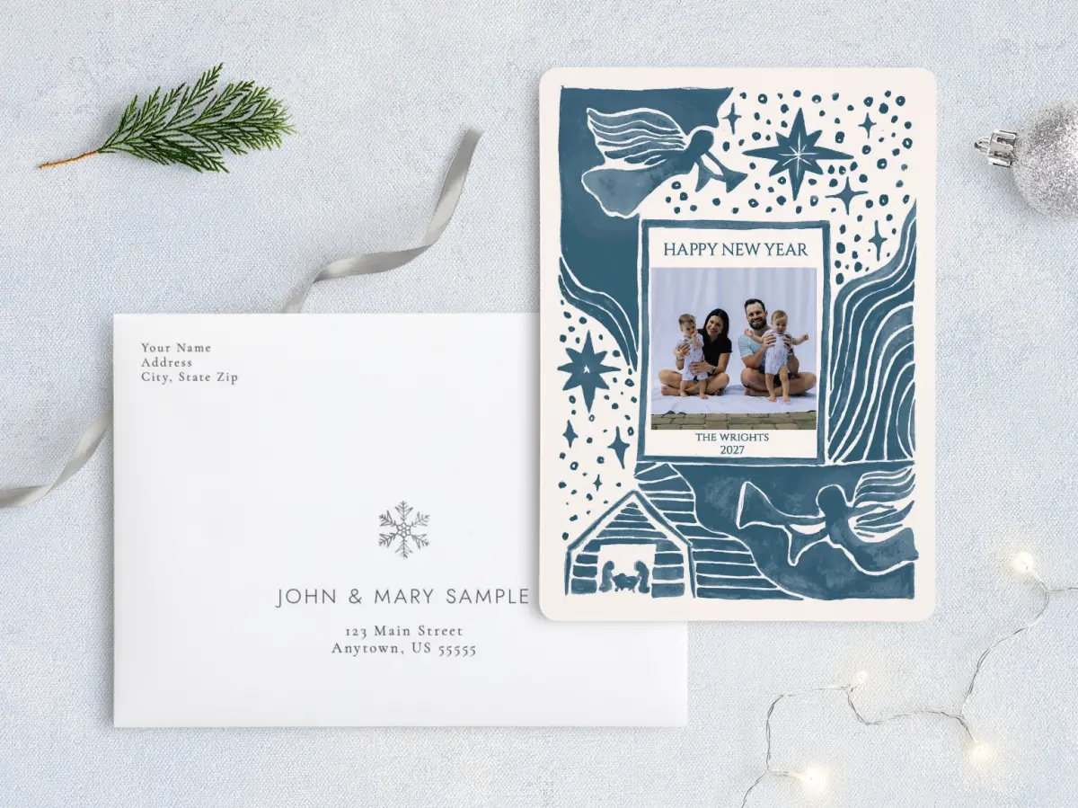 Front with Envelope Design