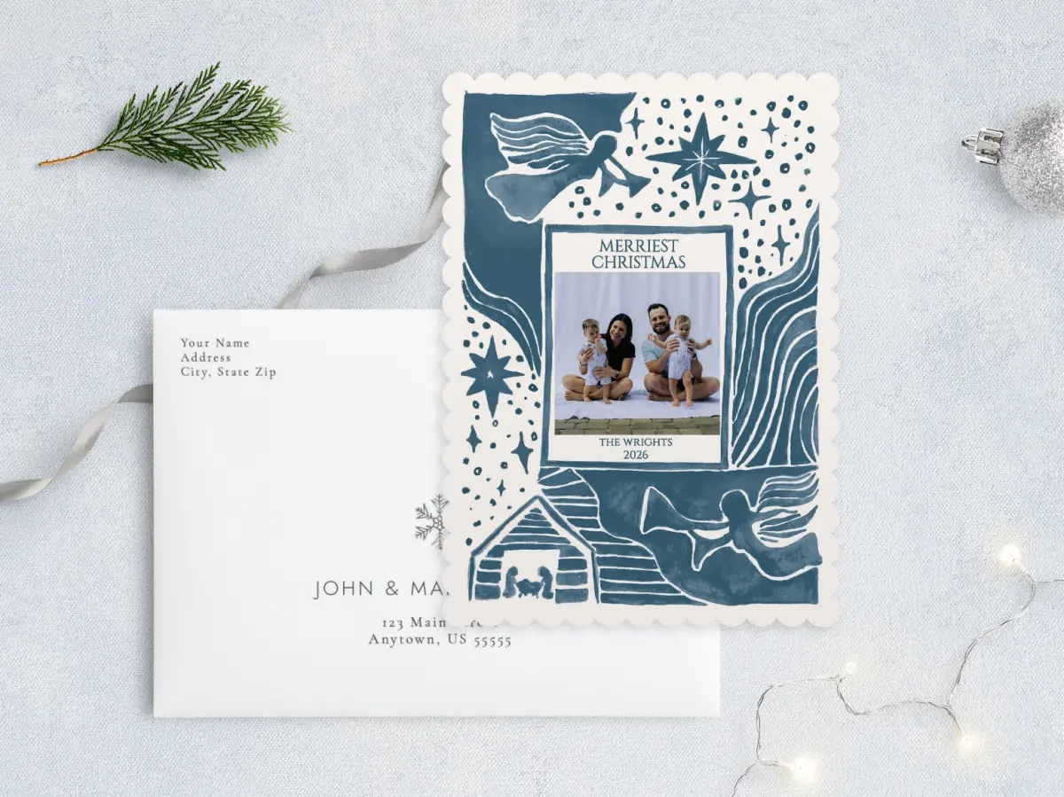 Front with Envelope Design