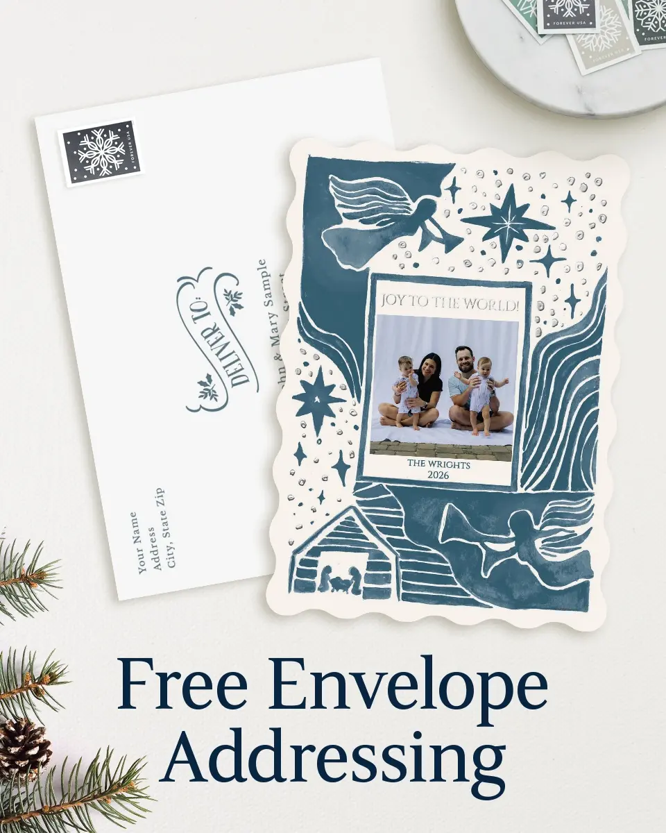 Wavy Christmas Cards