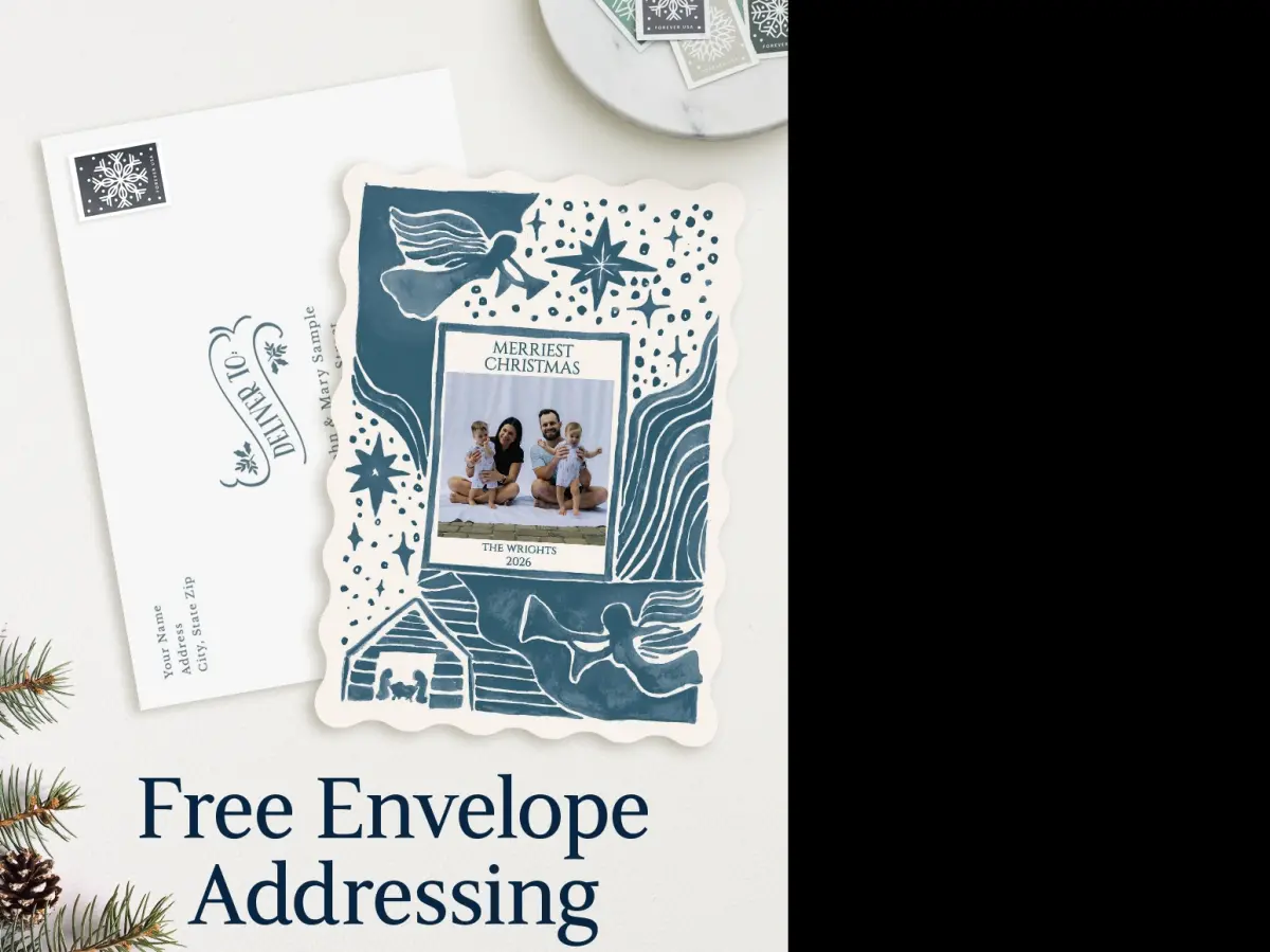 Wavy Christmas Cards