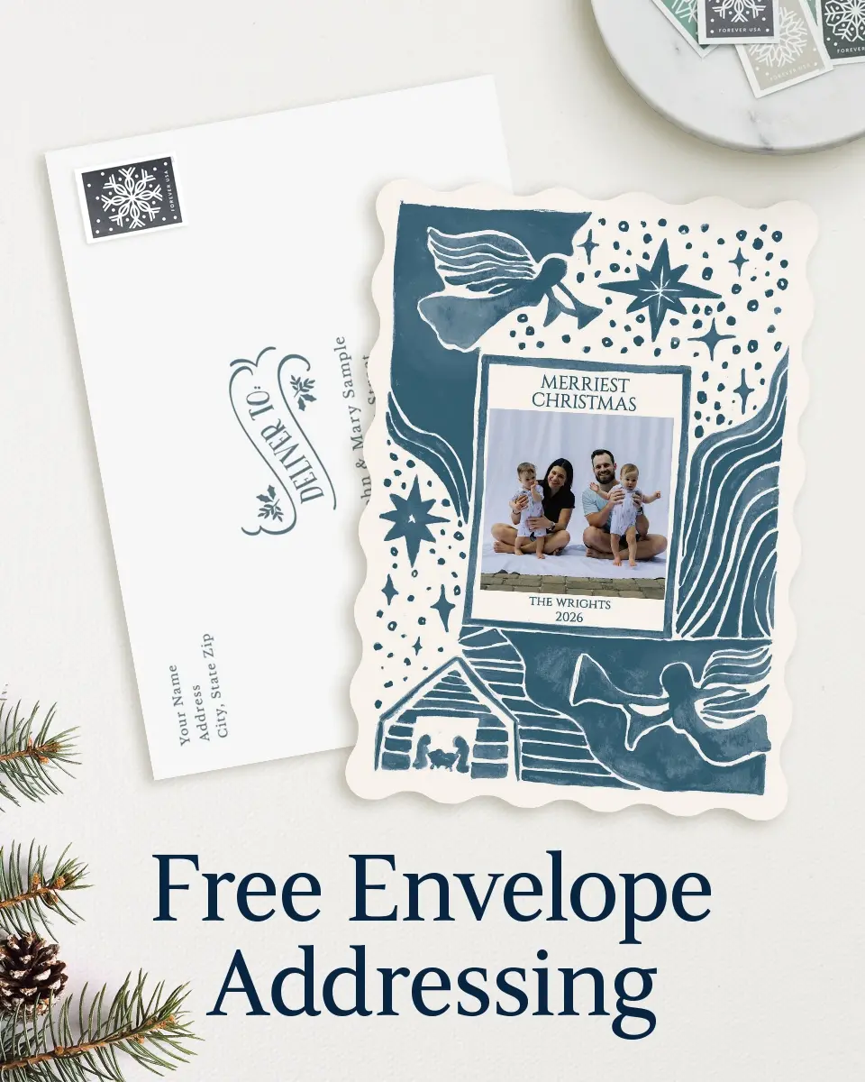 Wavy Christmas Cards
