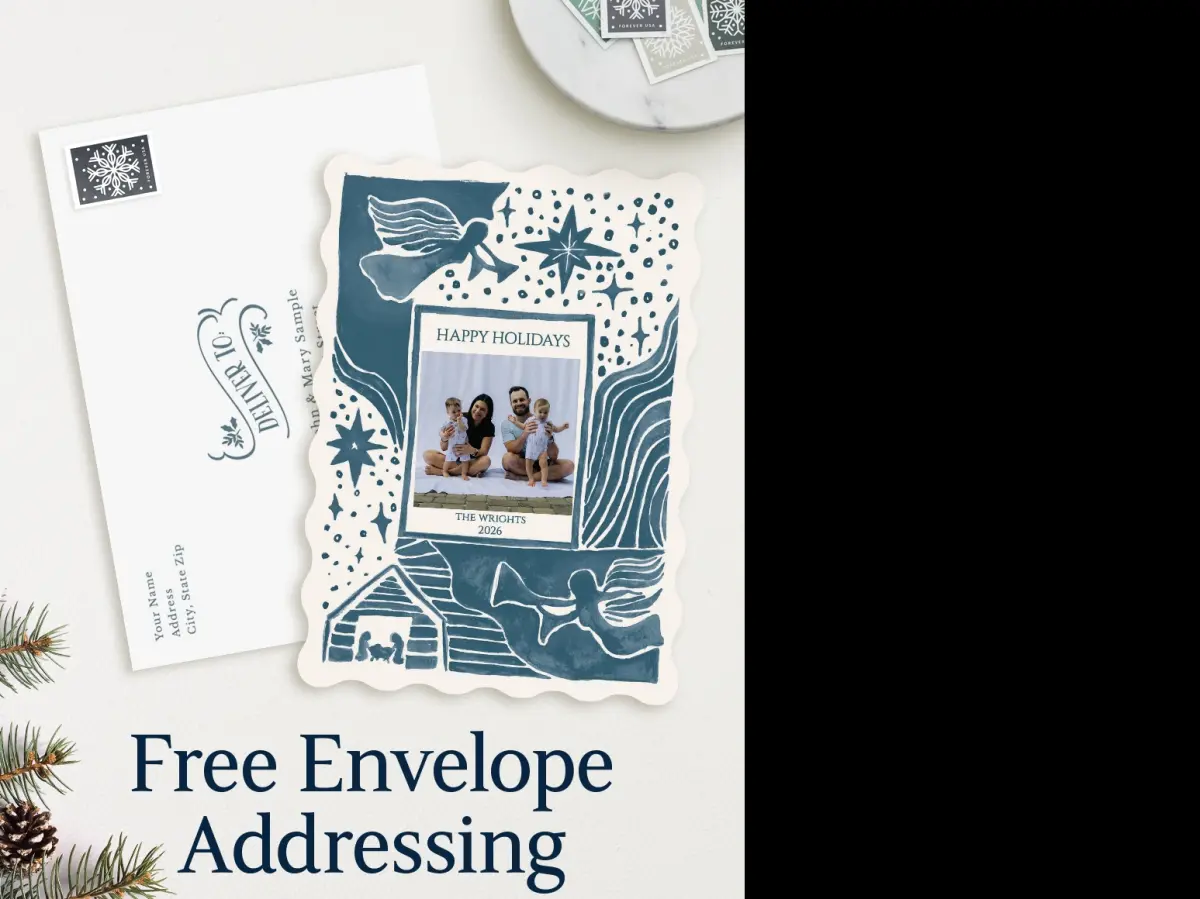 Wavy Christmas Cards