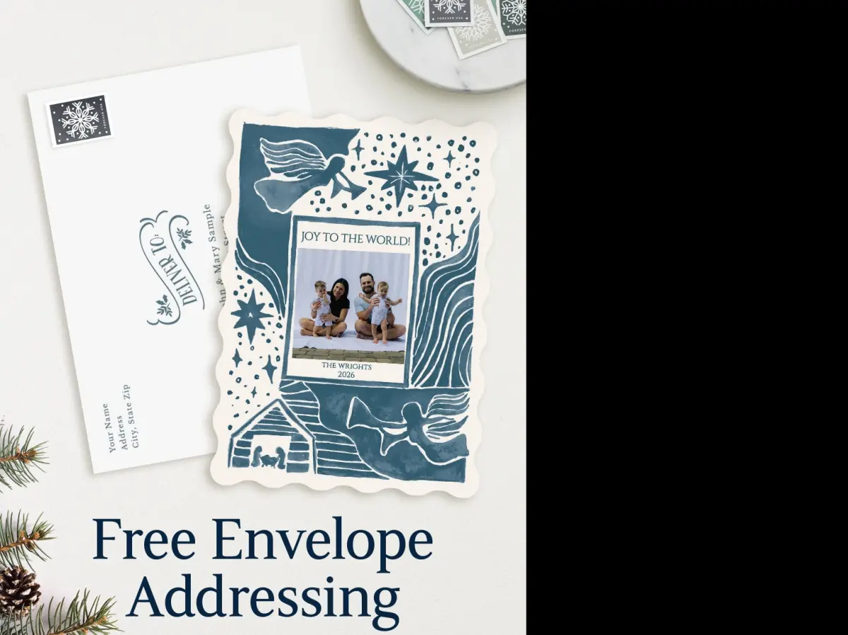 Wavy Christmas Cards