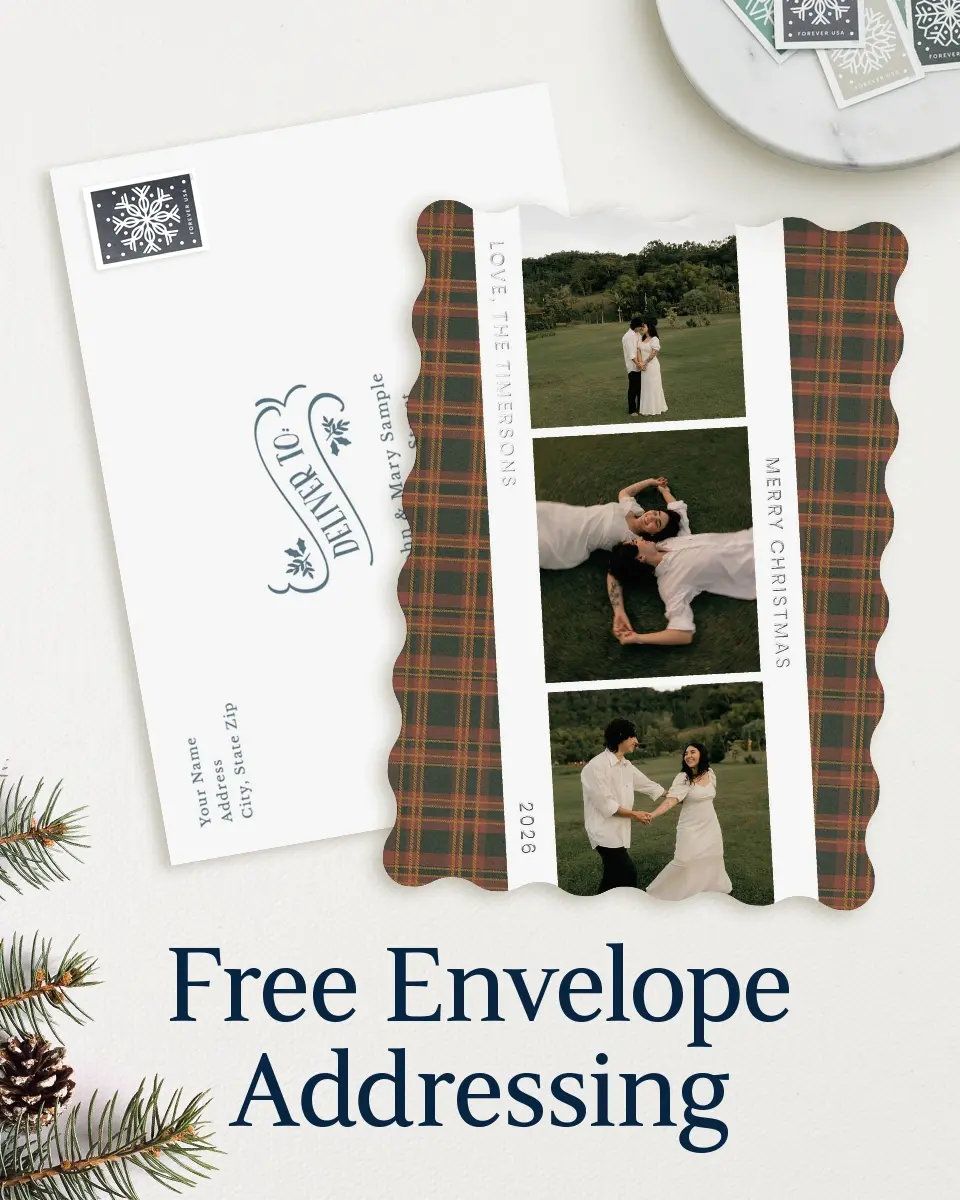 Wavy Christmas Cards