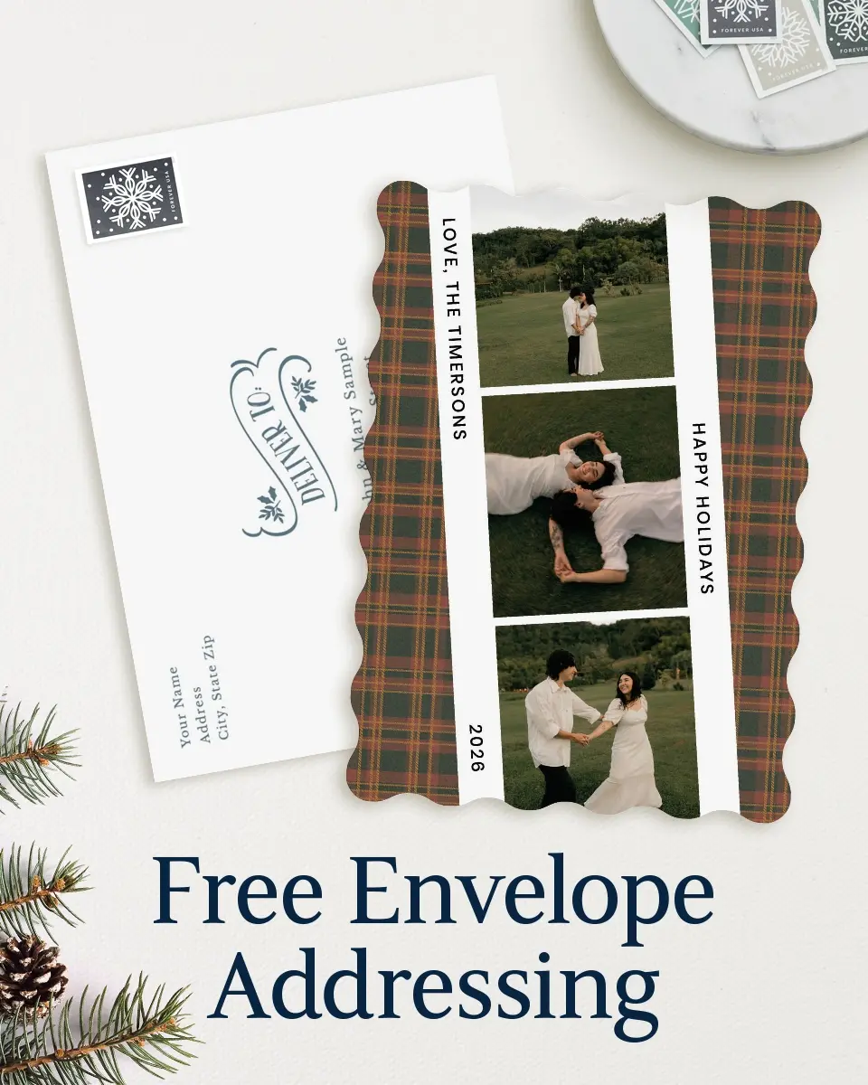 Wavy Christmas Cards