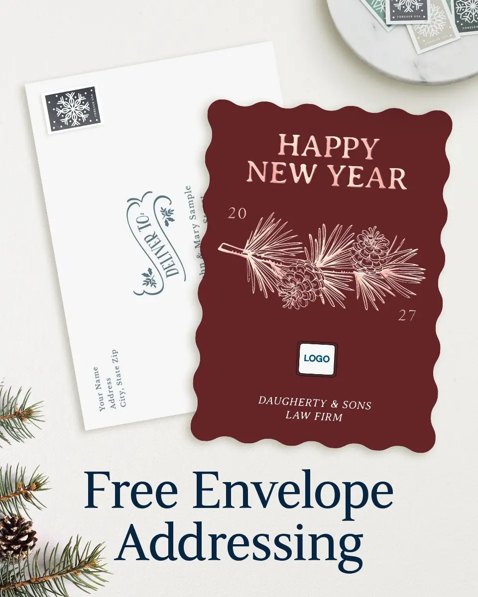 Wavy Christmas Cards